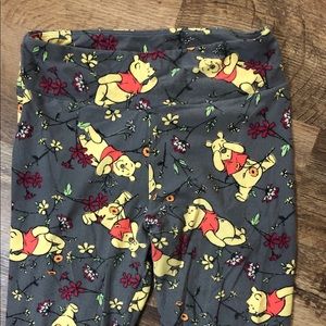 Disney Winnie the Pooh Leggings Lularoe *RARE*